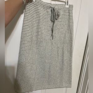 Striped sweater skirt